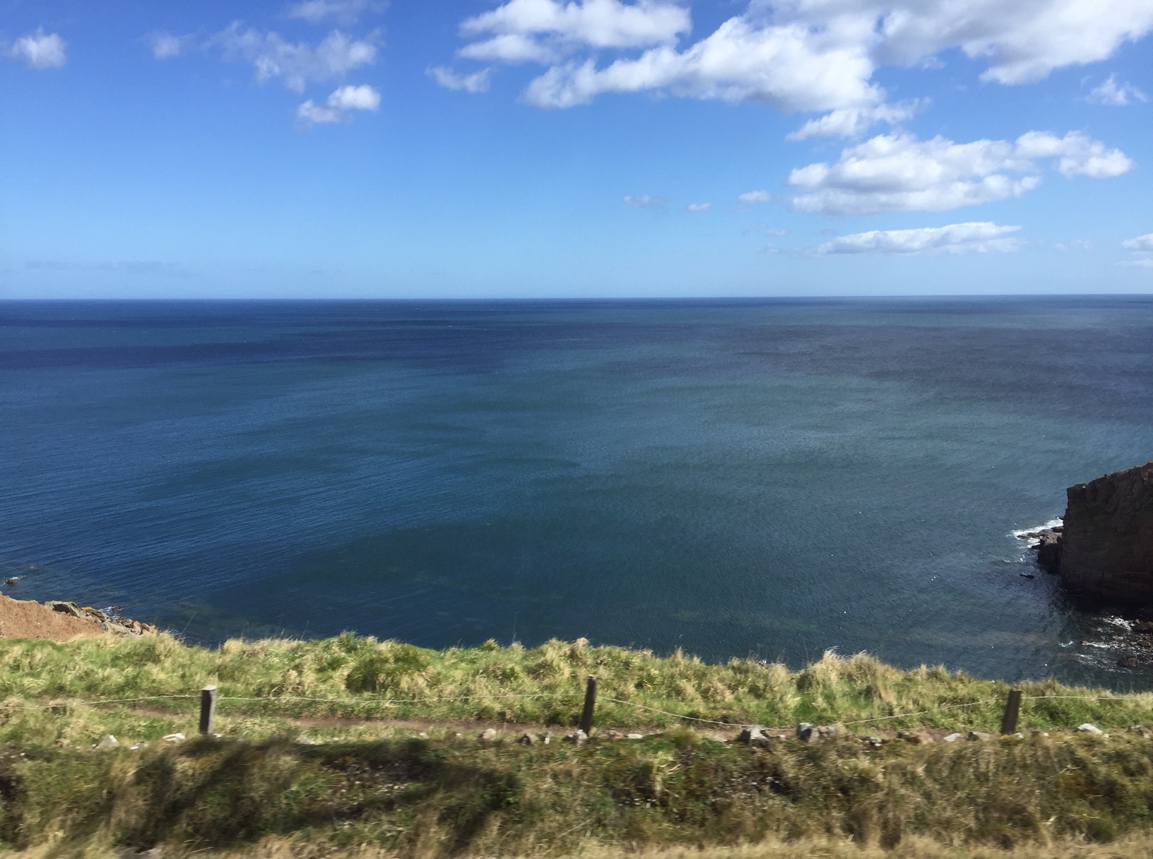 Sea from the train