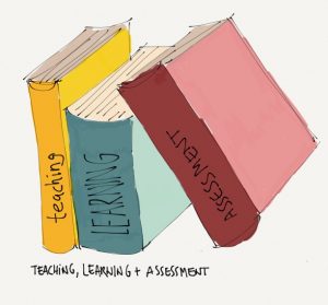 Drawing of books