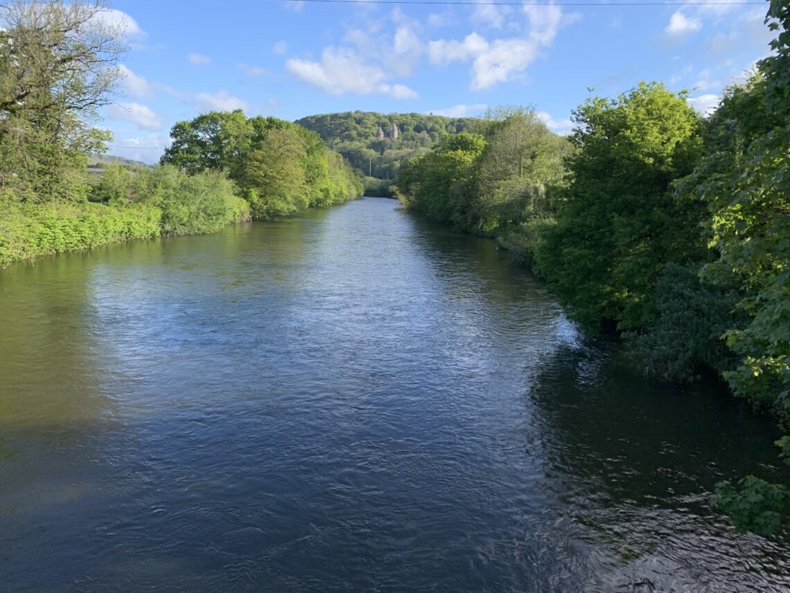 View towards Castell Coch